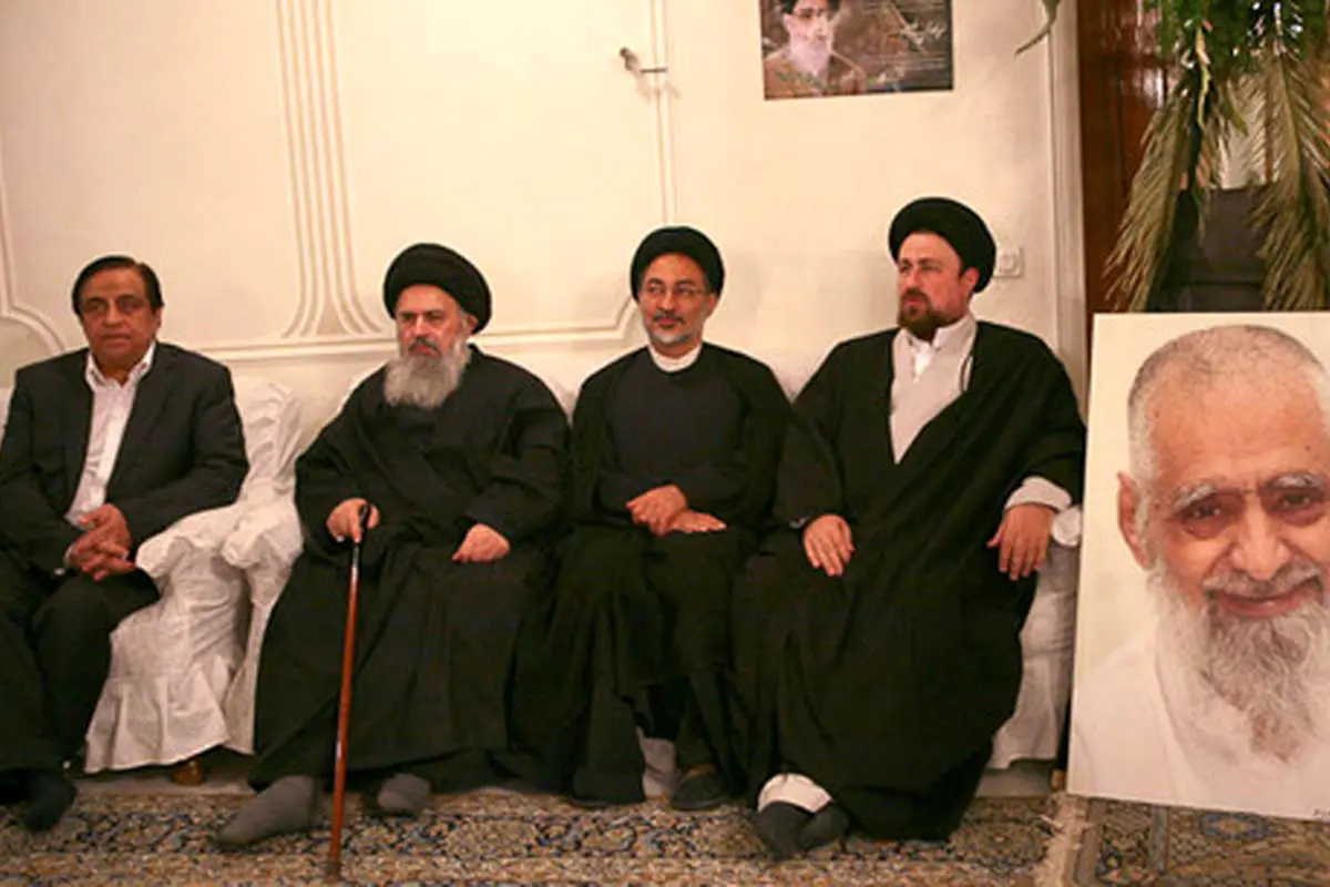 (تصاویر) یادگارامام(ره) در بیت آیتالله طاهری