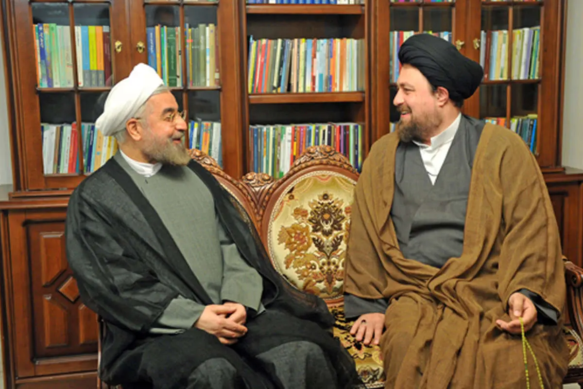 (تصویر) سیدحسن خمینی با روحانی دیدار کرد