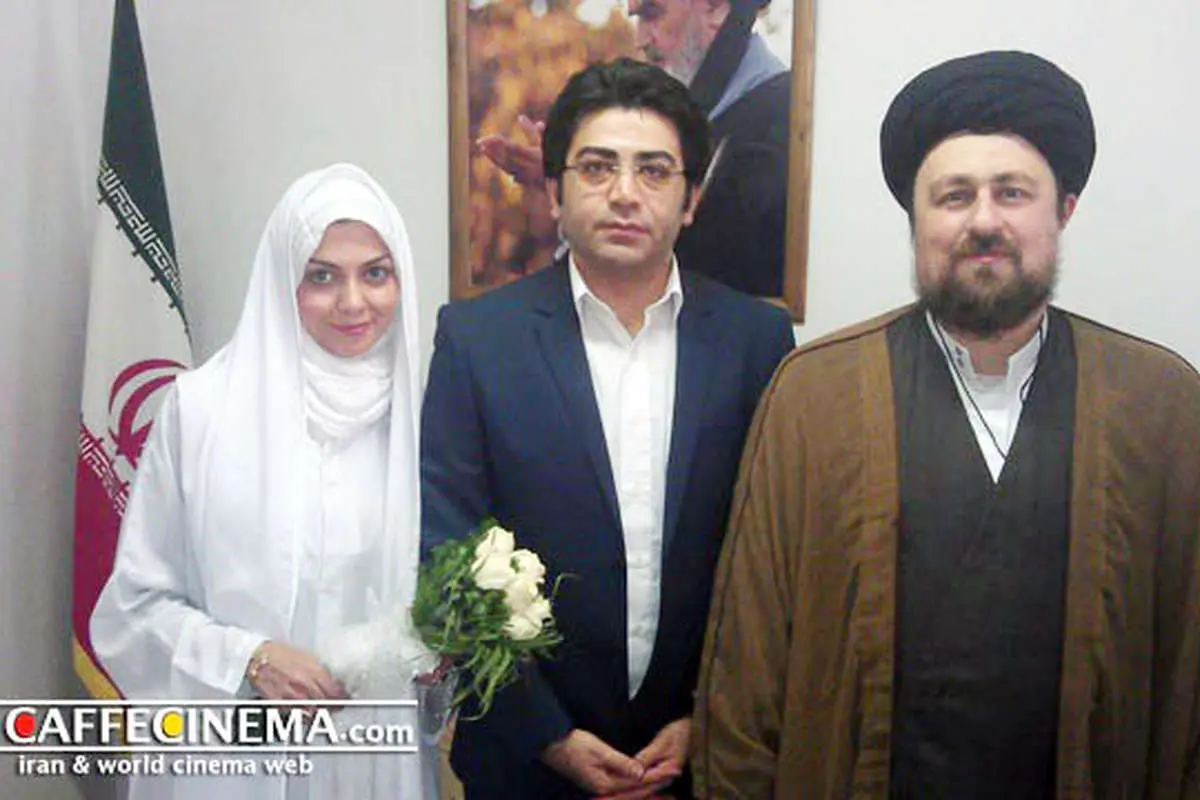 (تصویر) عقد دو مجری مشهور توسط سید حسن خمینی