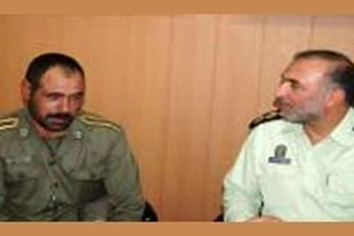 سربازی که 5 فرزند و یک نوه دارد!
