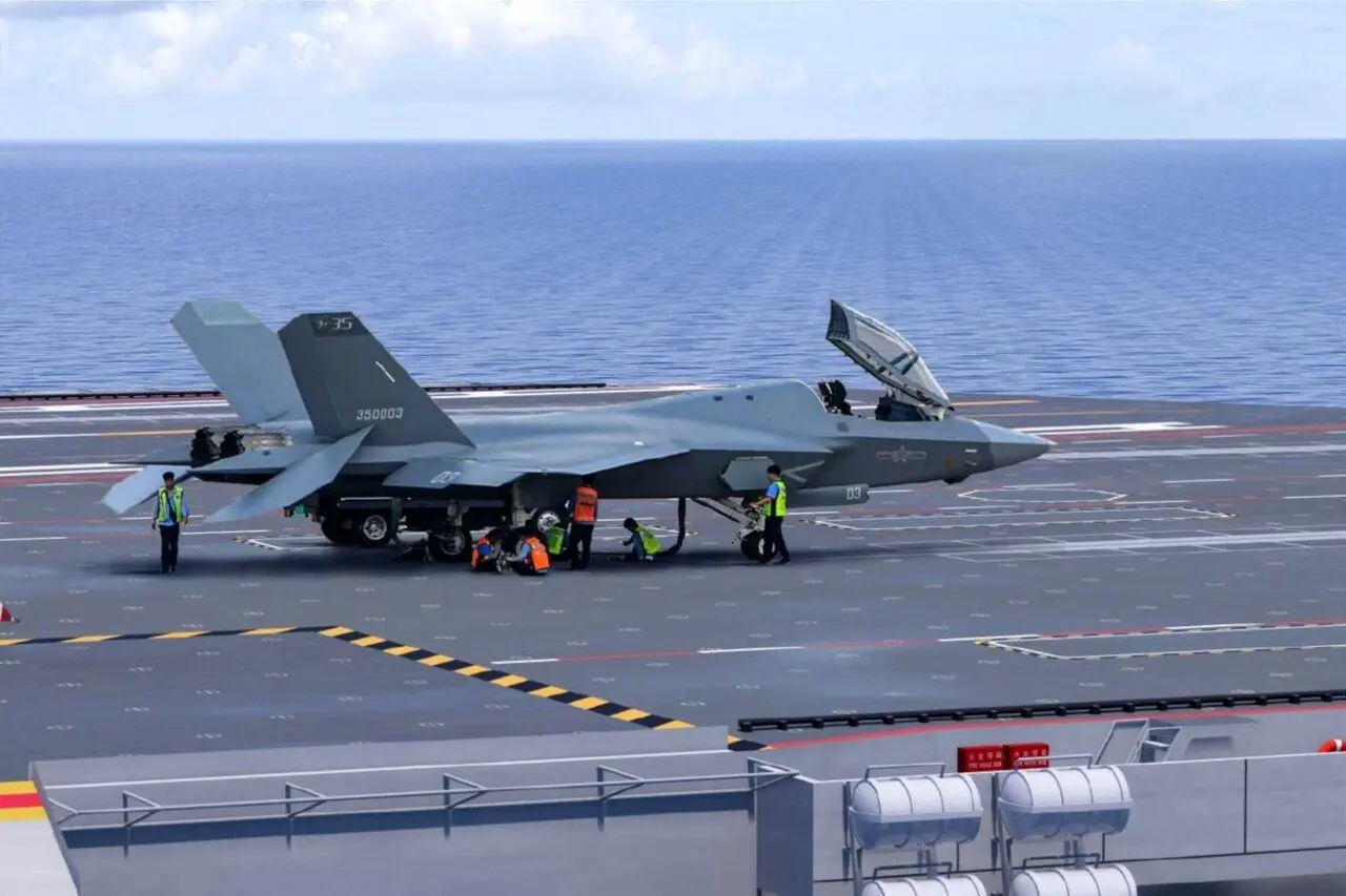 آیا جنگنده چینی J-۳۵ به اندازه نامش قدرتمند است؟
