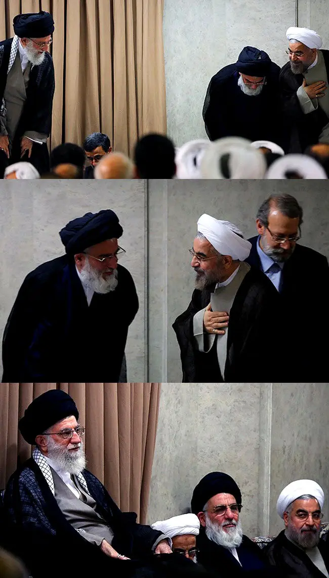 دیدار مقام معظم رهبری با مسؤولان، حضور پررنگ‌تر خاتمی در مراسم مختلف، چشم و هم‌چشمی...