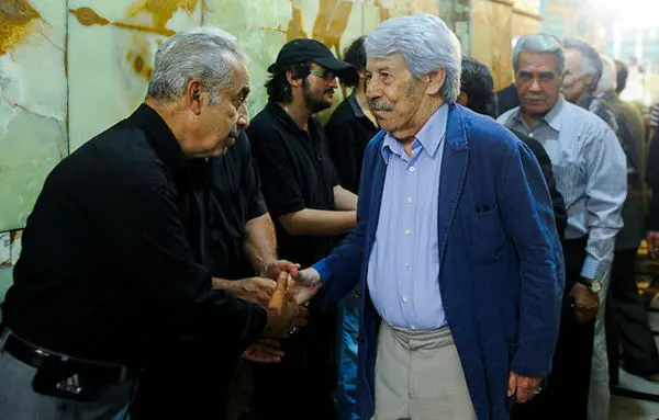 (تصاویر) مجلس ترحیم محمود استاد محمد