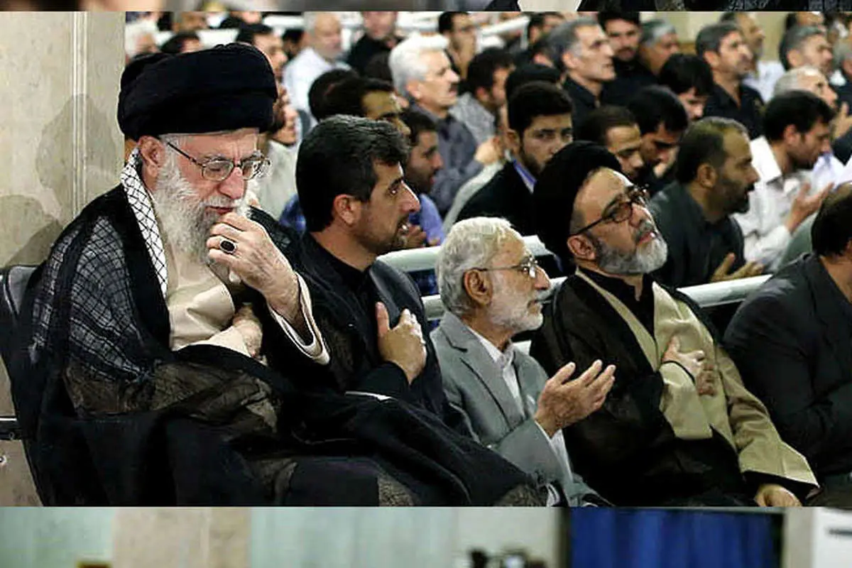 مراسم سوگواری در حضور مقام معظم رهبری، دیدار نمایندگان با آیتالله هاشمی، حلقه مردم...