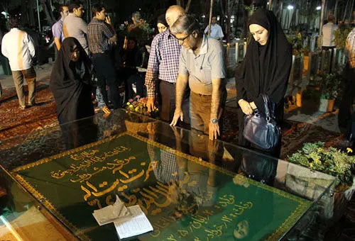 (تصاویر) مراسم چهلم آیت‌الله طاهری