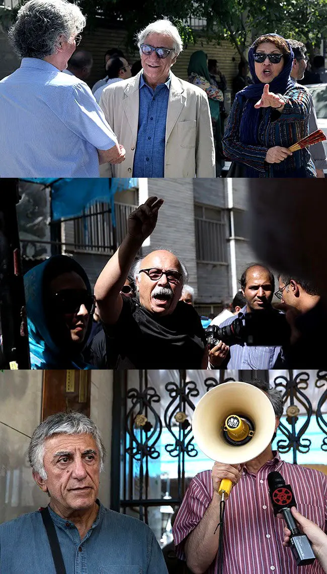 تجمع هنرمندان مقابل خانه سینما، اعضای شورای شهر در جلسه، جشن گلریزان، تشویق ورزشکار...