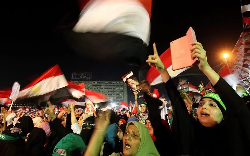 (تصاویر) اعتراضات خونین شب گذشته در مصر