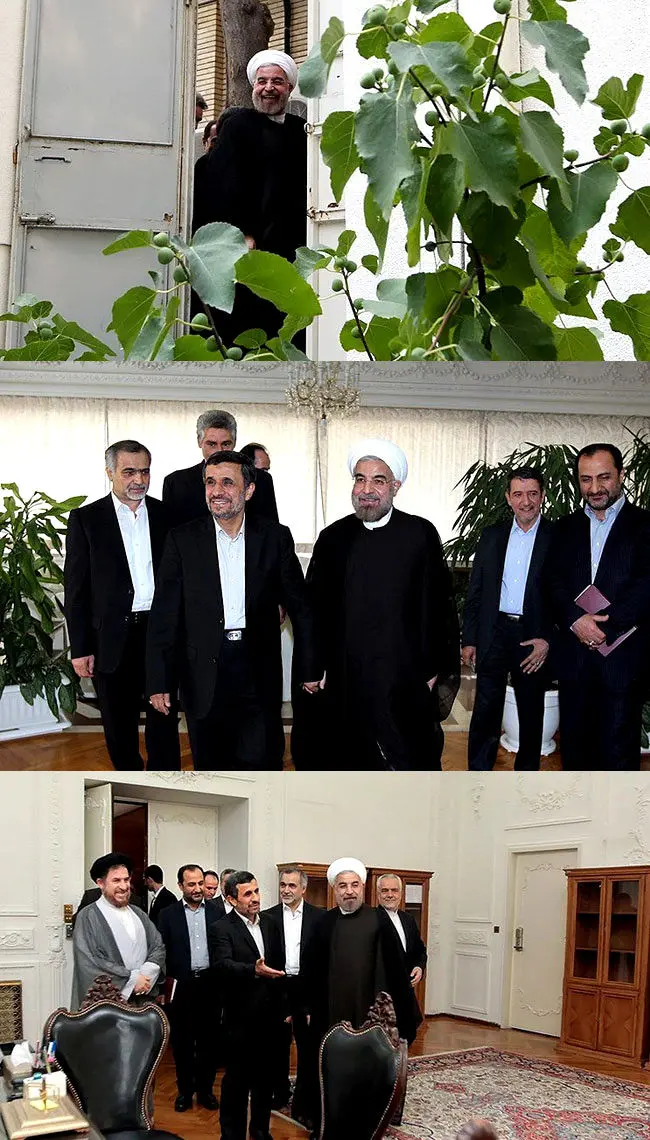 آن‌ها که از احمدی‌نژاد متشکرند، هنرمندان در مراسم افتتاح، حسن روحانی در نهاد ریاست...