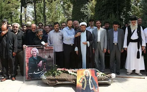 (تصاویر) تشییع مرشد ترابی