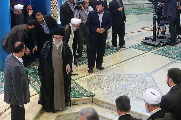 (تصاویر) نماز عید فطر به امامت رهبر انقلاب