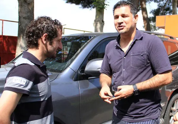 (تصاویر) اولین تمرین خلعتبری با پرسپولیس