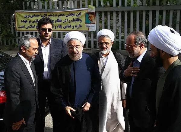 (تصاویر) سخنرانی روحانی در مجلس خبرگان