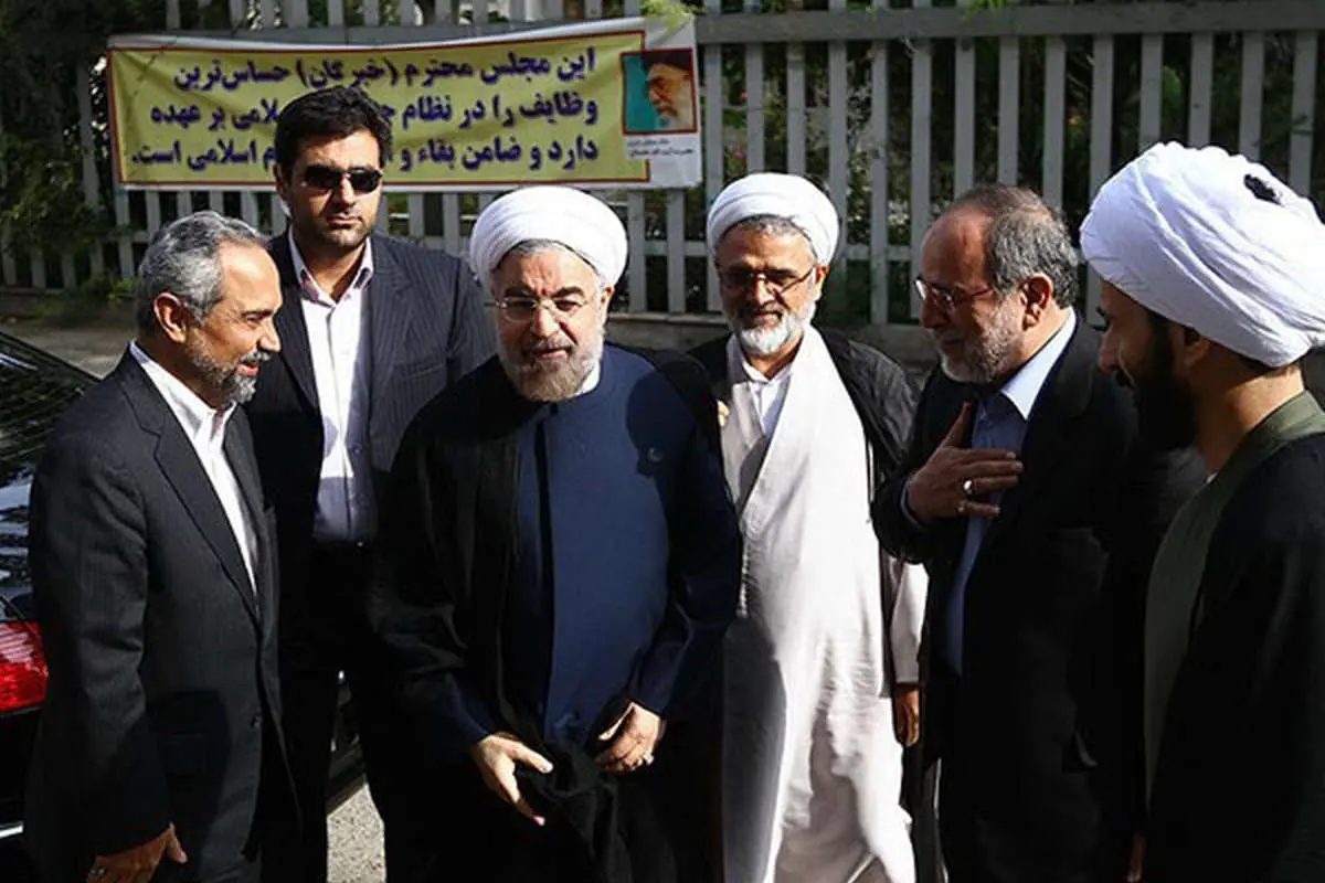 (تصاویر) سخنرانی روحانی در مجلس خبرگان