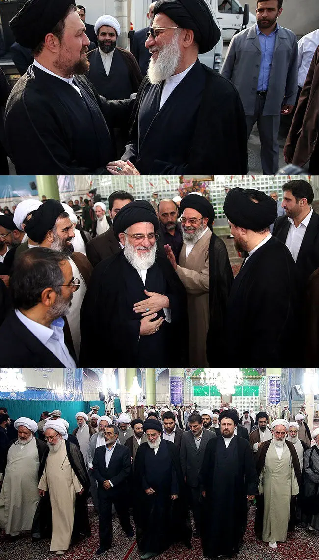 سیدحسن خمینی در مراسم سالگرد آیت‌الله طالقانی، خاتمی در خانه شهید، تشییع شهدا، تقدیر...