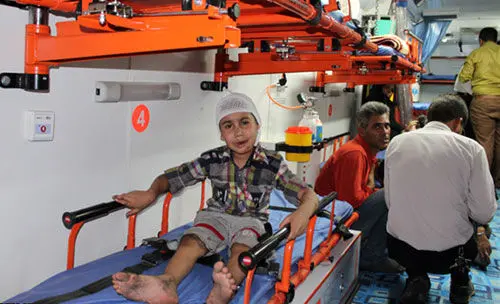 مادر سوخت تا امیرحسین نجات پیدا کند