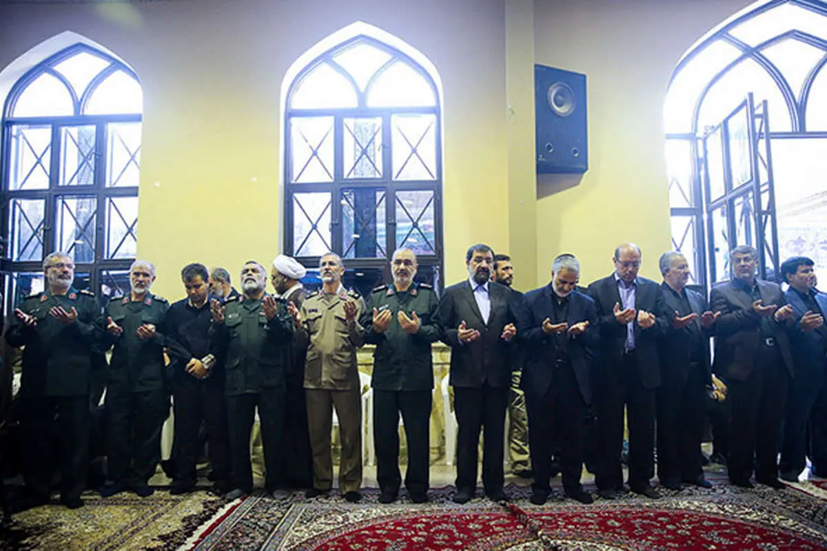 (تصاویر) ختم مادر سردارسلیمانی در تهران(1)