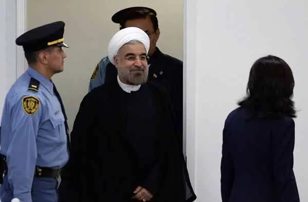 (تصاویر) سخنرانی روحانی در سازمان ملل