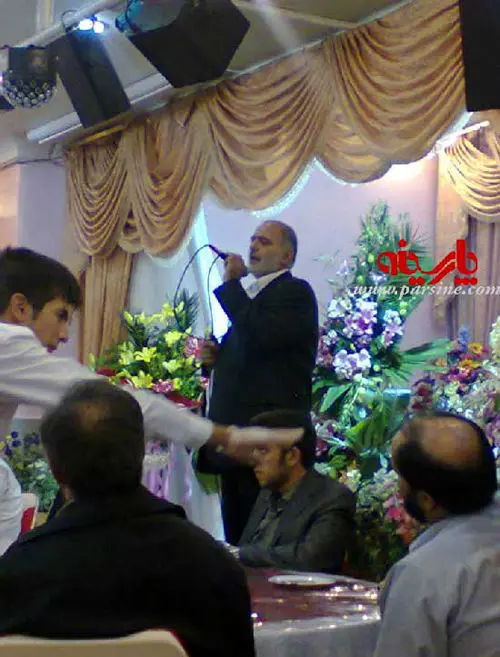 (تصویر) زیباکلام در عروسی پسر الله‌کرم