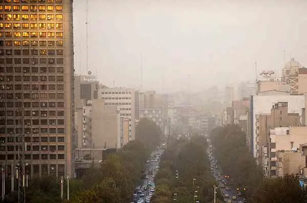 (تصاویر) هوای تهران در وضعیت ناسالم