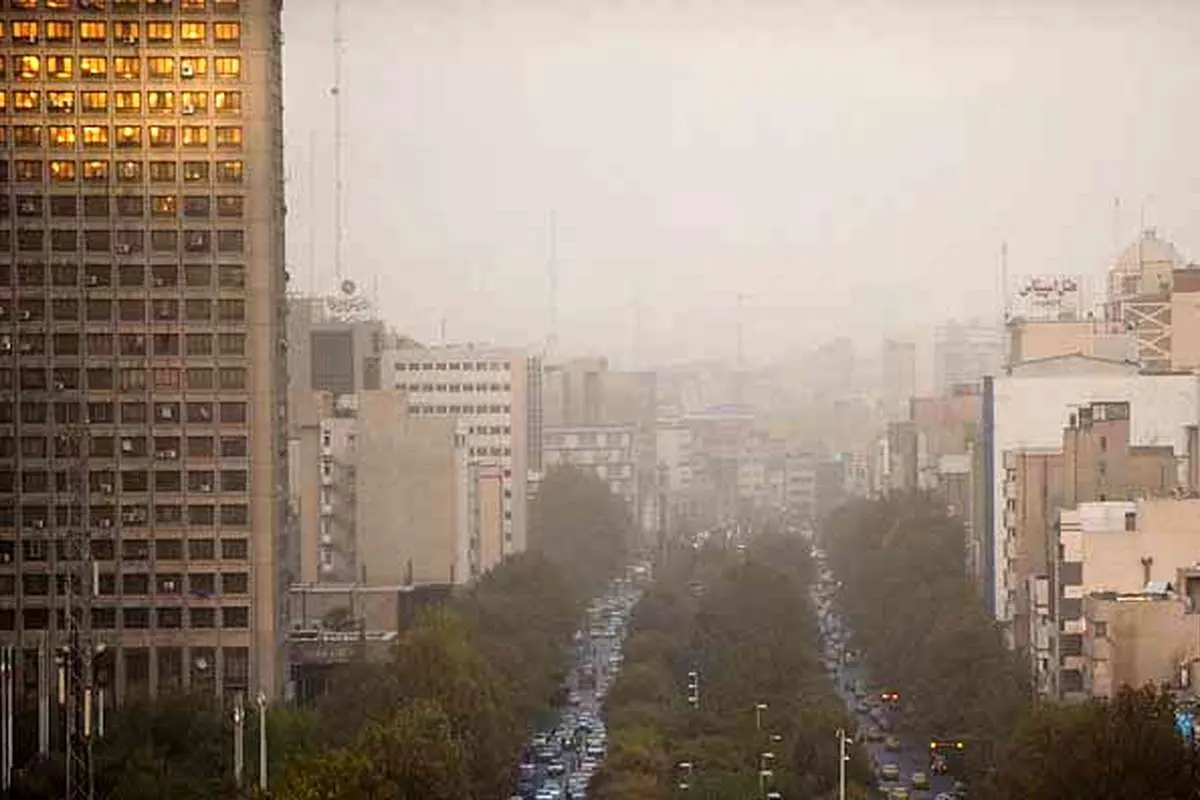 (تصاویر) هوای تهران در وضعیت ناسالم