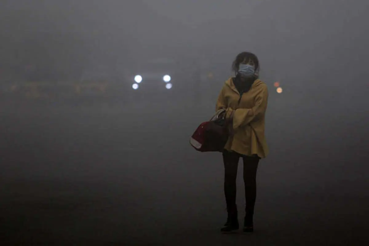 (تصاویر) آلودگی بیسابقه هوا در چین