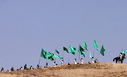 (تصاویر) بازسازی واقعه غدیر در تهران