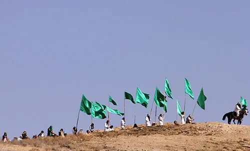 (تصاویر) بازسازی واقعه غدیر در تهران