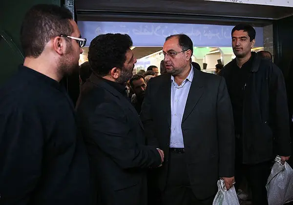 (تصاویر) مجلس ترحیم پدر سعید حدادیان