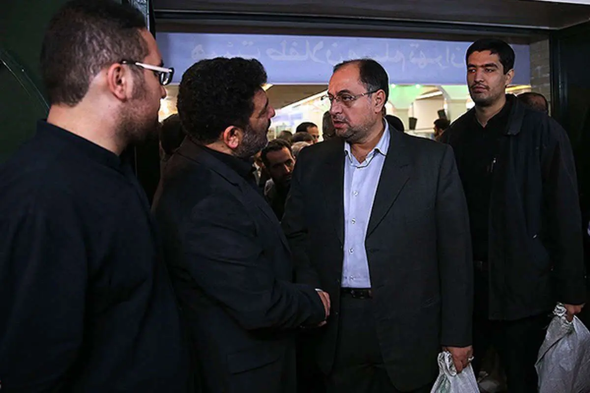 (تصاویر) مجلس ترحیم پدر سعید حدادیان