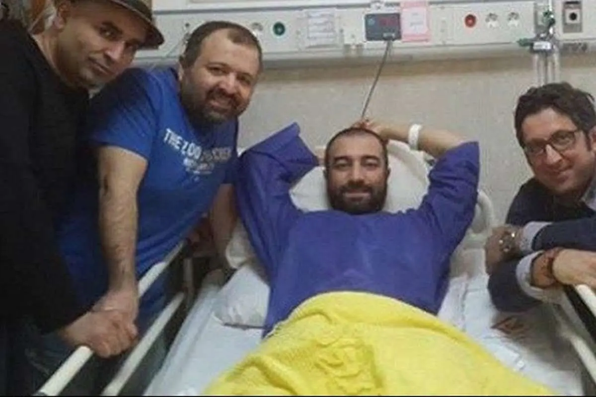 (تصویر) مجید صالحی پس از عمل قلب