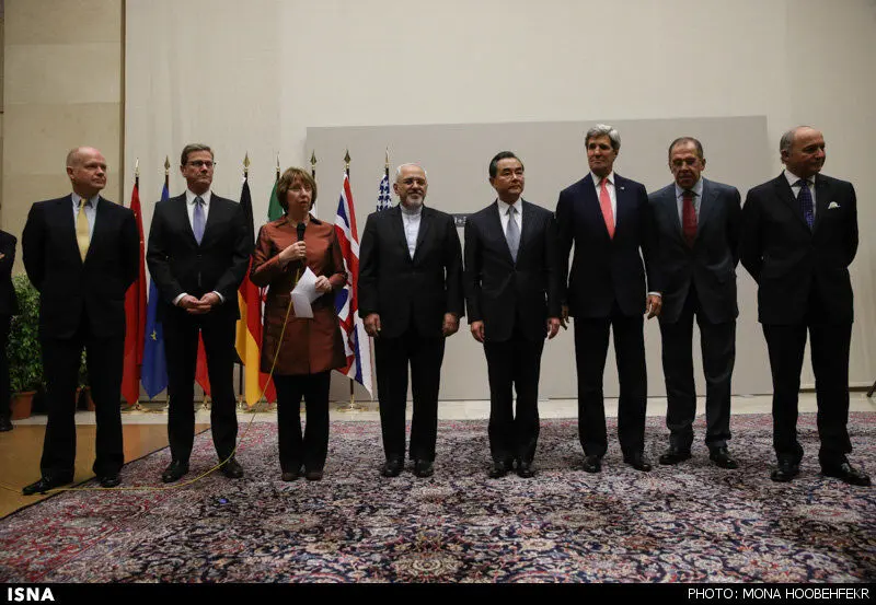 عکس یادگاری وزیران خارجه ایران و 1+5