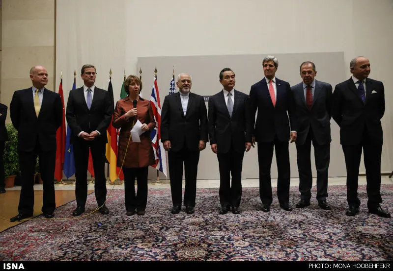 عکس یادگاری وزیران خارجه ایران و 1+5