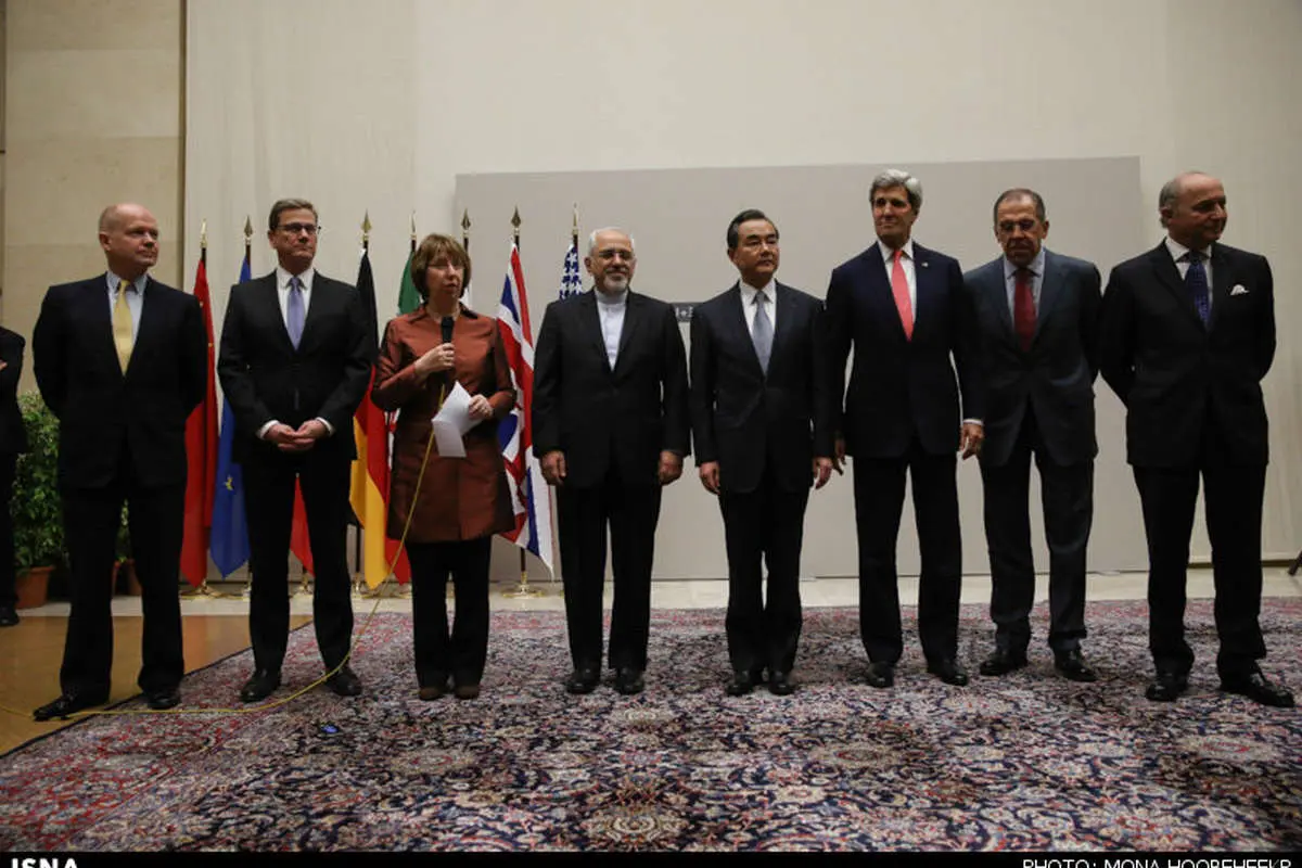 عکس یادگاری وزیران خارجه ایران و 1+5
