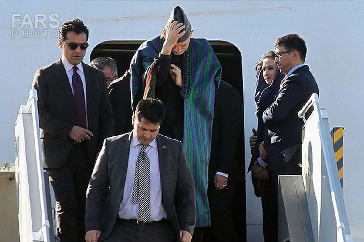 (تصاویر) استقبال از حامدکرزی در تهران