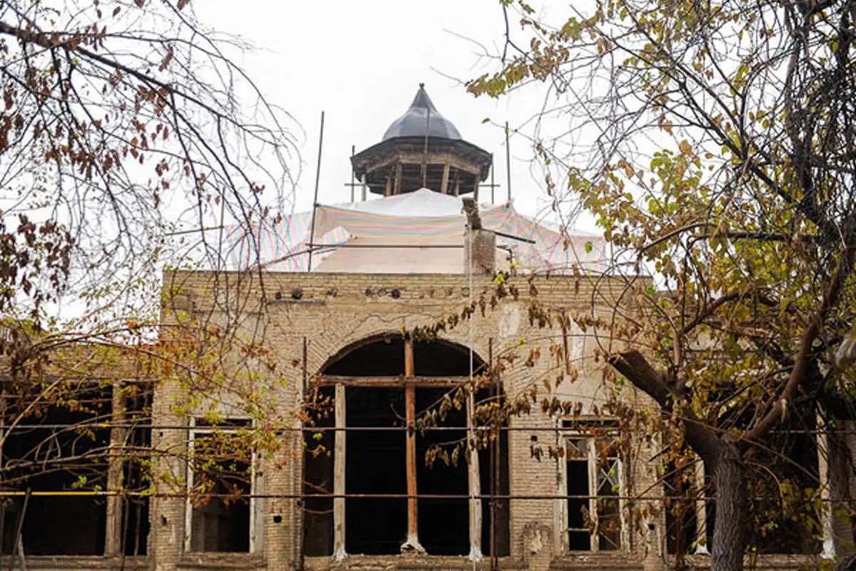 (تصاویر) مرمت خانه نوه ناصرالدین شاه