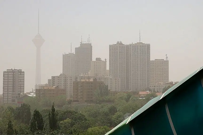 شاخص آلودگی هوای تهران؛ امروز 19 تیر
