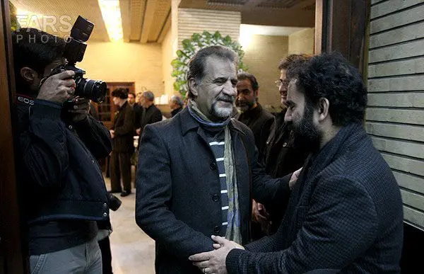 (تصاویر) مجلس ترحیم پدر رضا امیرخانی
