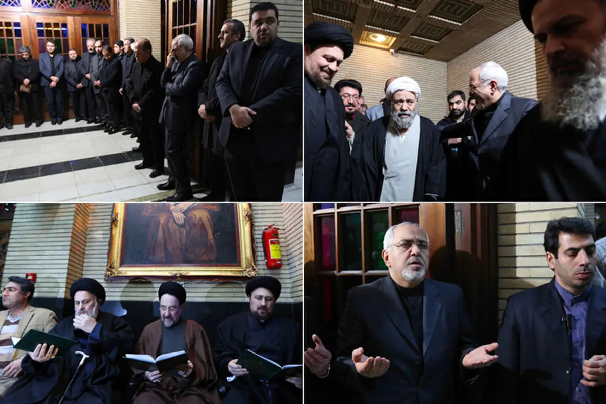 اصلاحطلبان در مراسم هفتم مادر ظریف، ازدحام زائران، طبیعت زمستانی درکه، سقوط خودرو به داخل چال آسانسور و...
