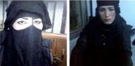 (تصویر) فرار سرکرده تکفیری‌ با لباس زنانه