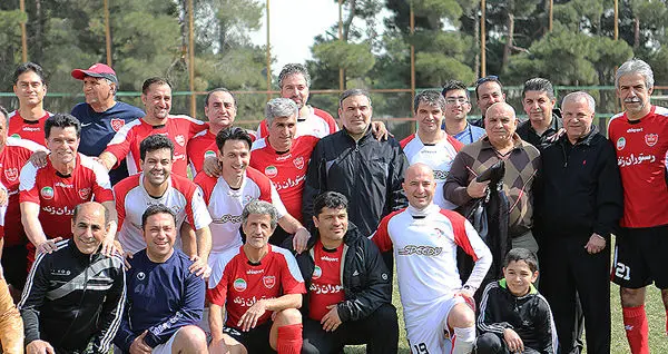 (تصاویر)ديدار پيشکسوتان پرسپوليس و رسانه
