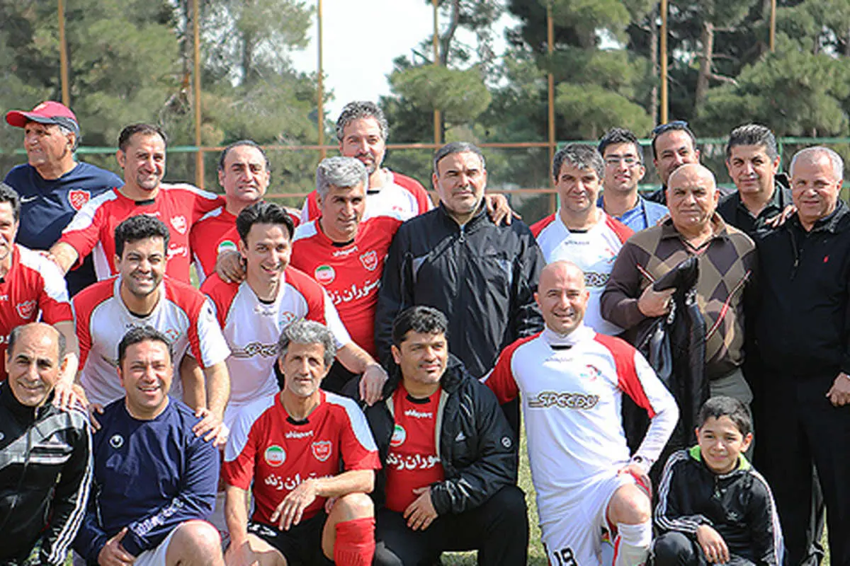 (تصاویر)ديدار پيشکسوتان پرسپوليس و رسانه