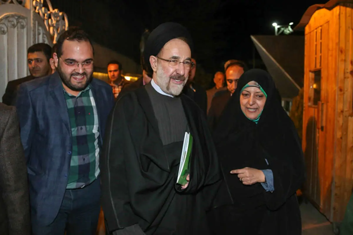 (تصاویر) خاتمی در بزرگداشت پدر ابتکار