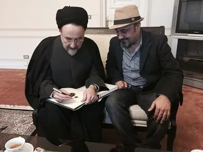 (تصوير) ديدار عطاران با سيد محمد خاتمی