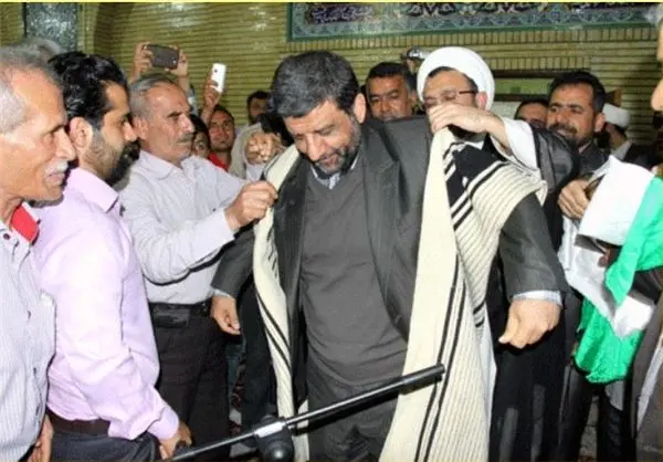(تصوير) دلجویی به سبك ضرغامي از بختیاری‌ها