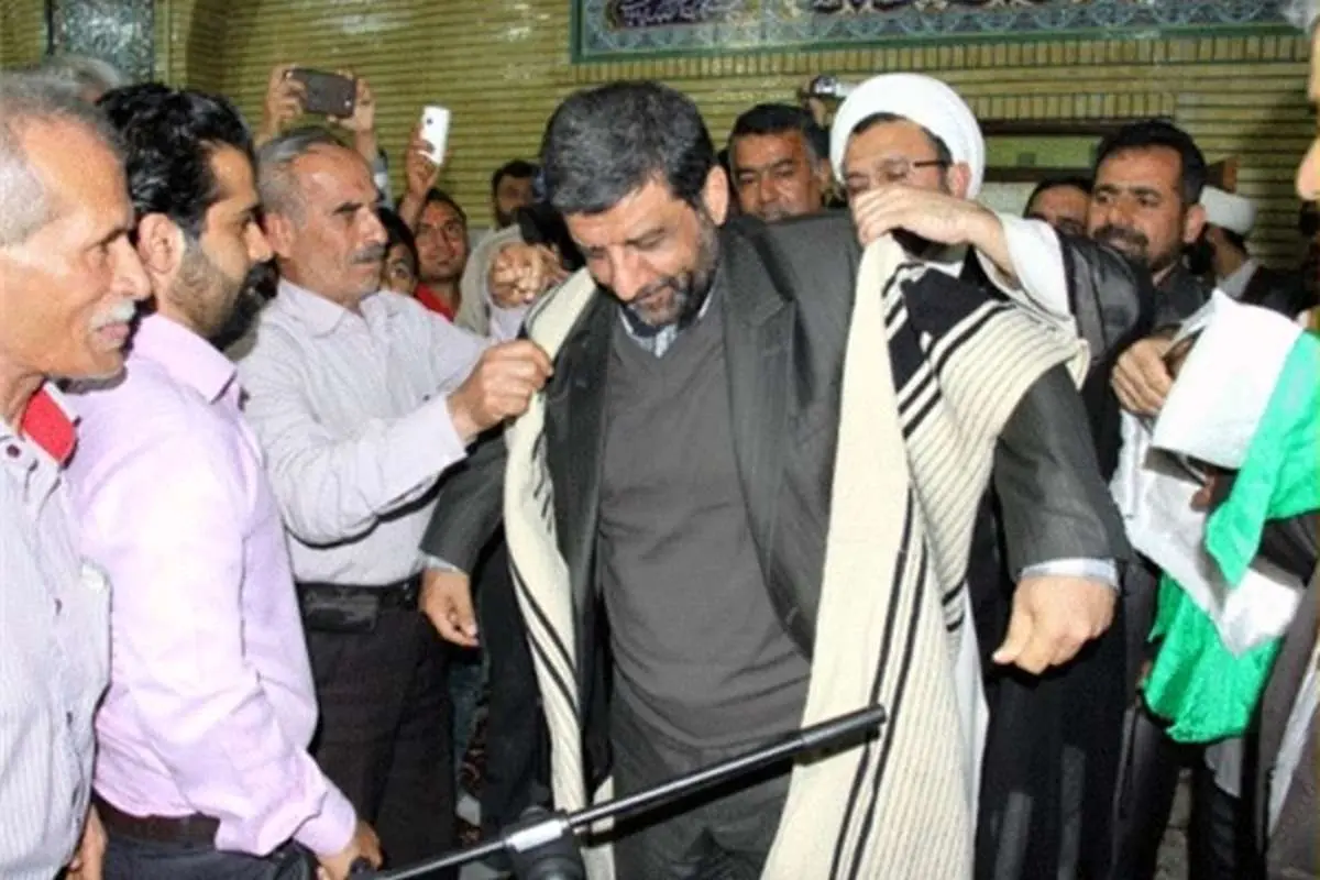 (تصوير) دلجویی به سبك ضرغامي از بختیاری‌ها