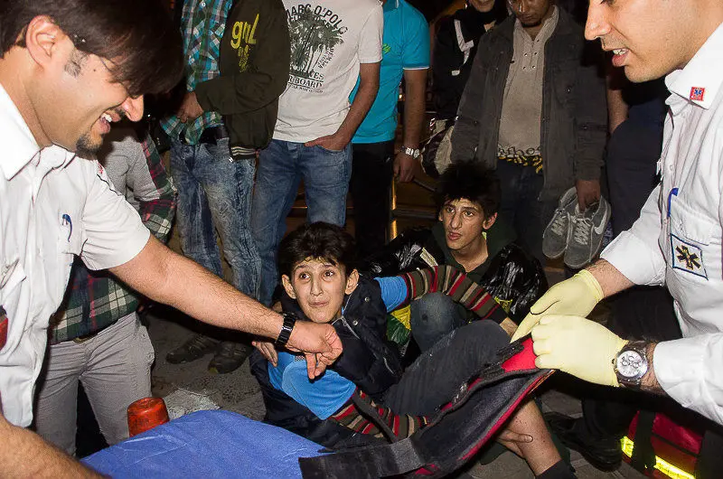 (تصاویر) تصادف چندین خودرو در میدان توحید