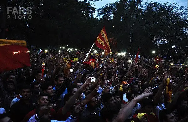 (تصاویر) استقبال از جام در اهواز