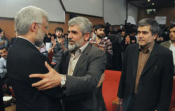 (تصاویر) حضور جنجالی جلیلی در پلی‌تکنیک