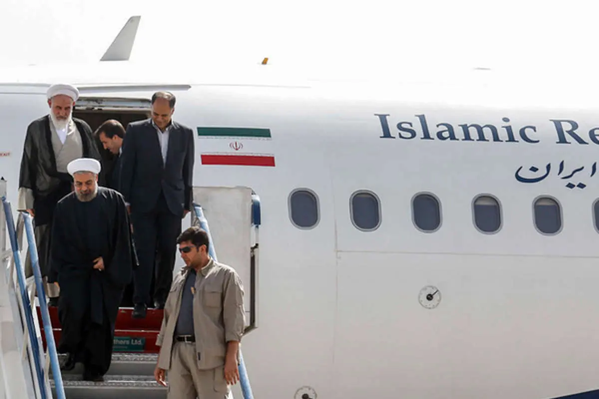 (تصاویر) استقبال از روحانی در زاهدان
