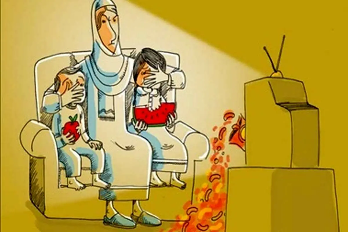 (کاریکاتور) مبارزه با تلویزیون!